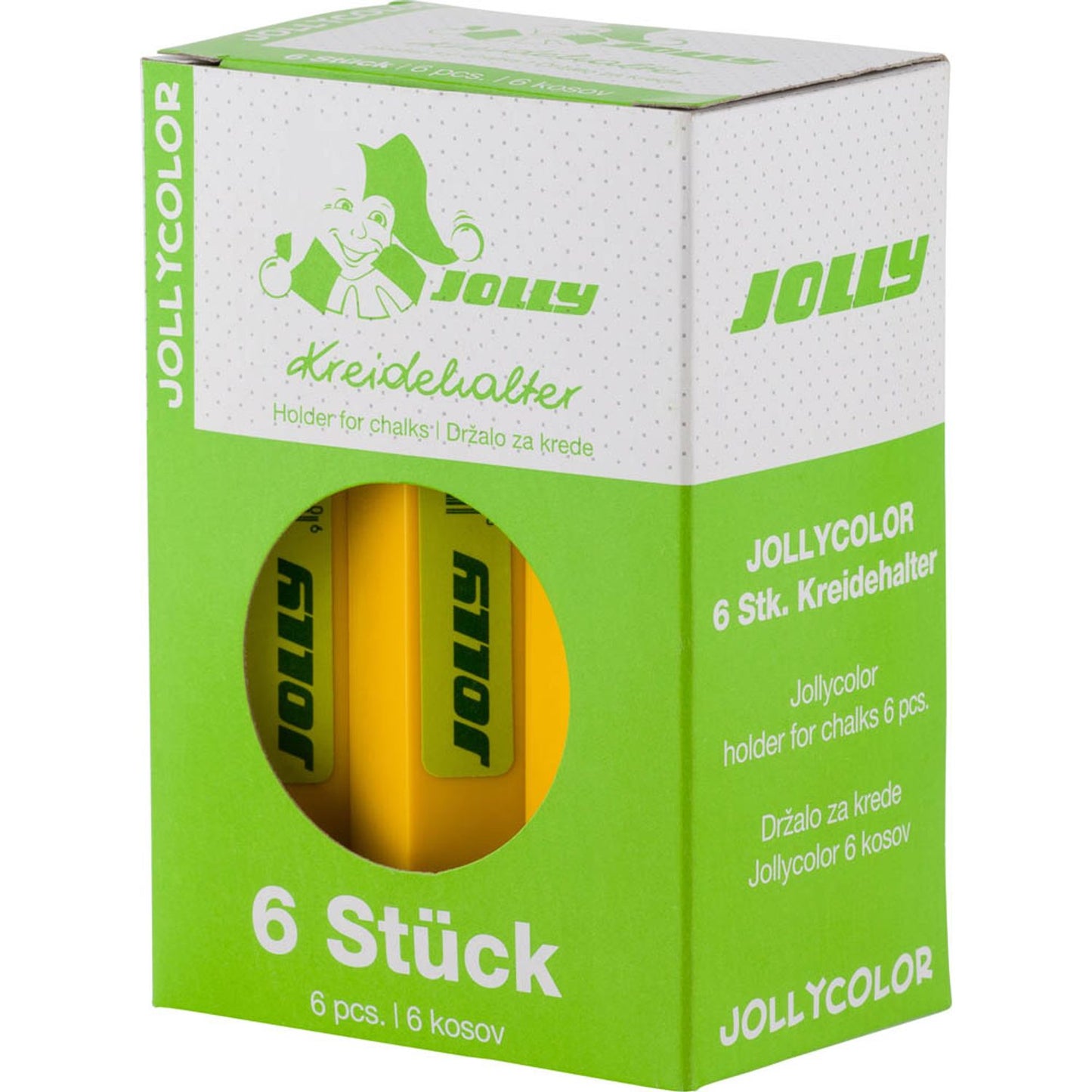 JOLLY Kreidehalter farbsortiert | 8301-0001 | 1 Pack = 6 St.