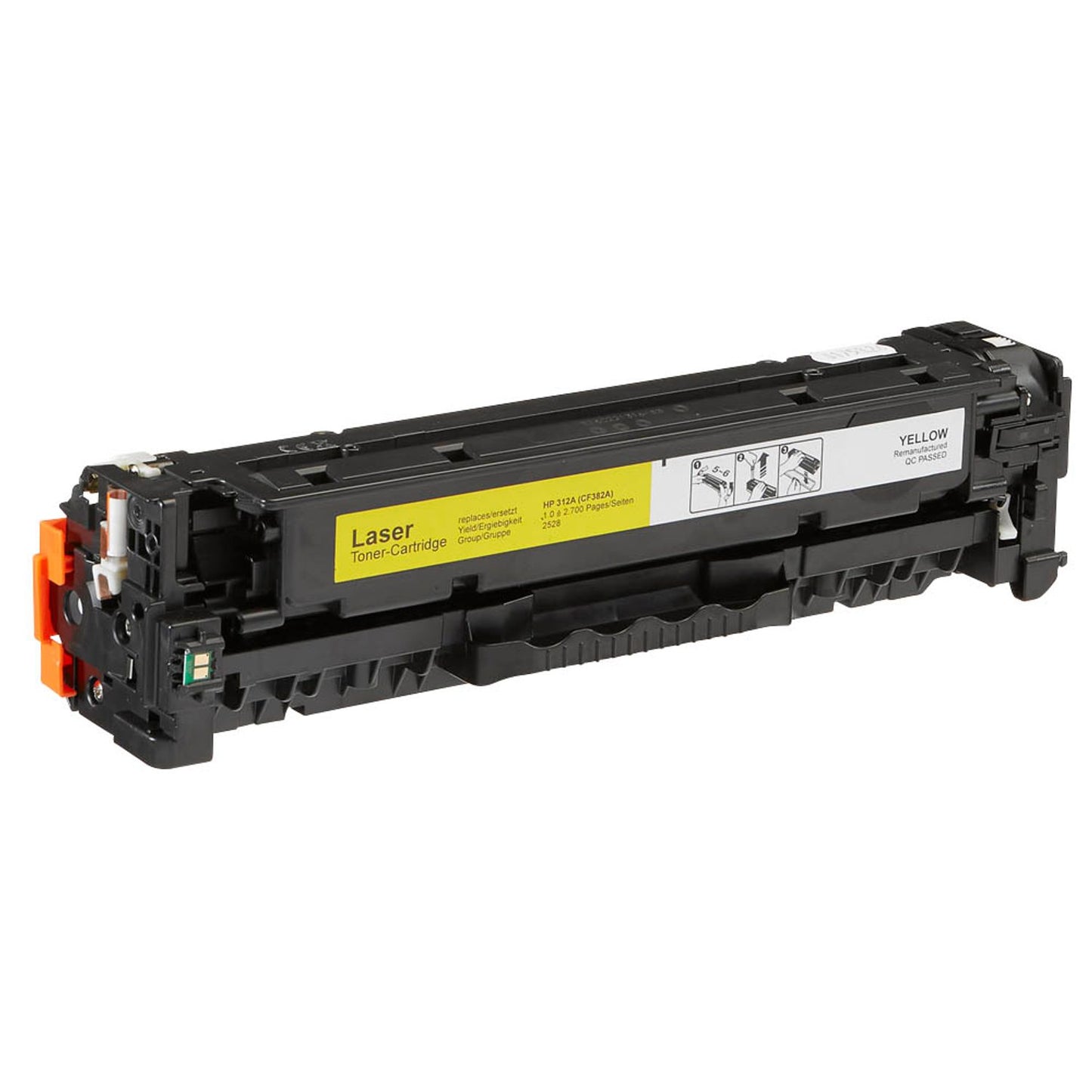 dots gelb Toner kompatibel zu HP 312A (CF382A) | 2528,0009-DOTS