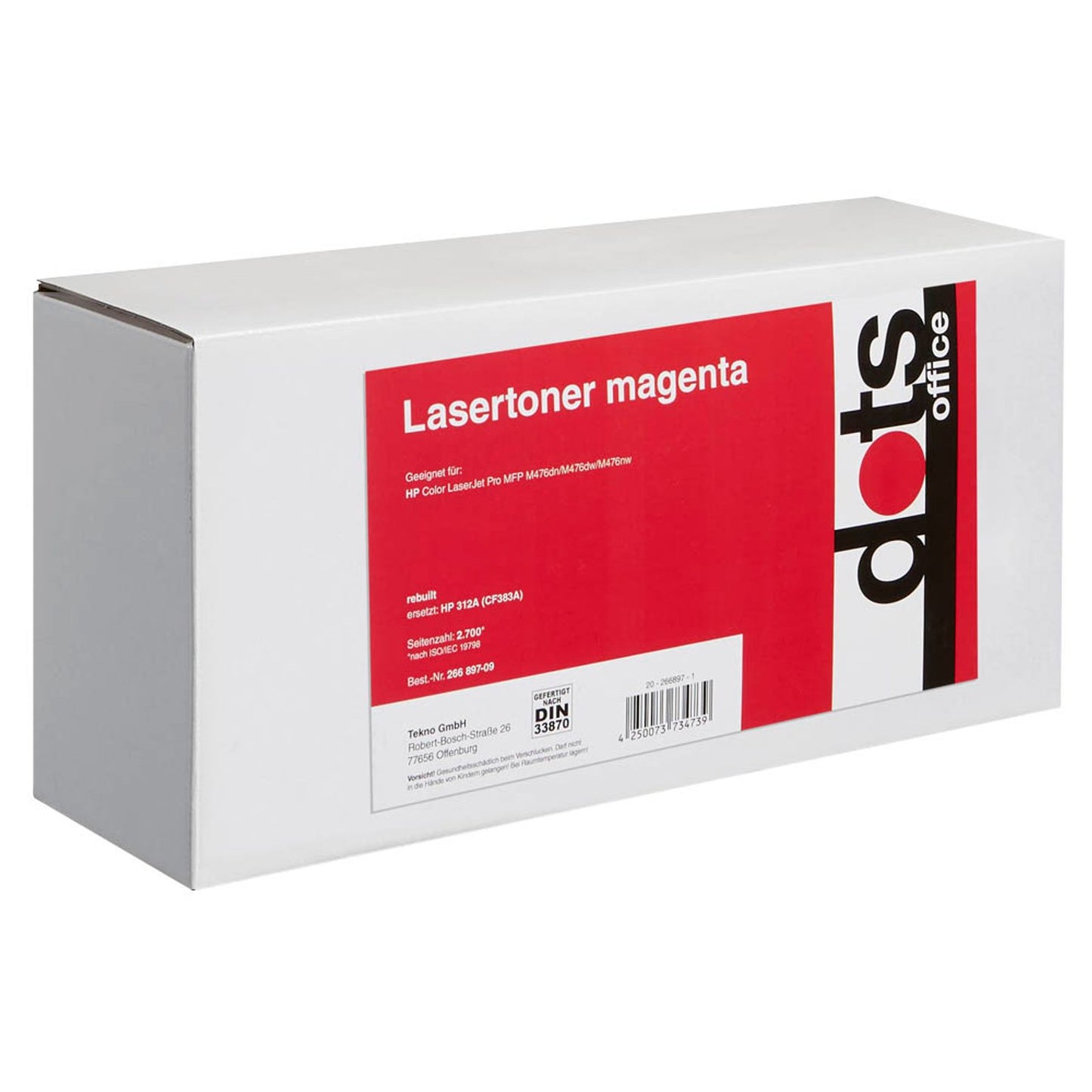 dots magenta Toner kompatibel zu HP 312A (CF383A) | 2528,0006-DOTS