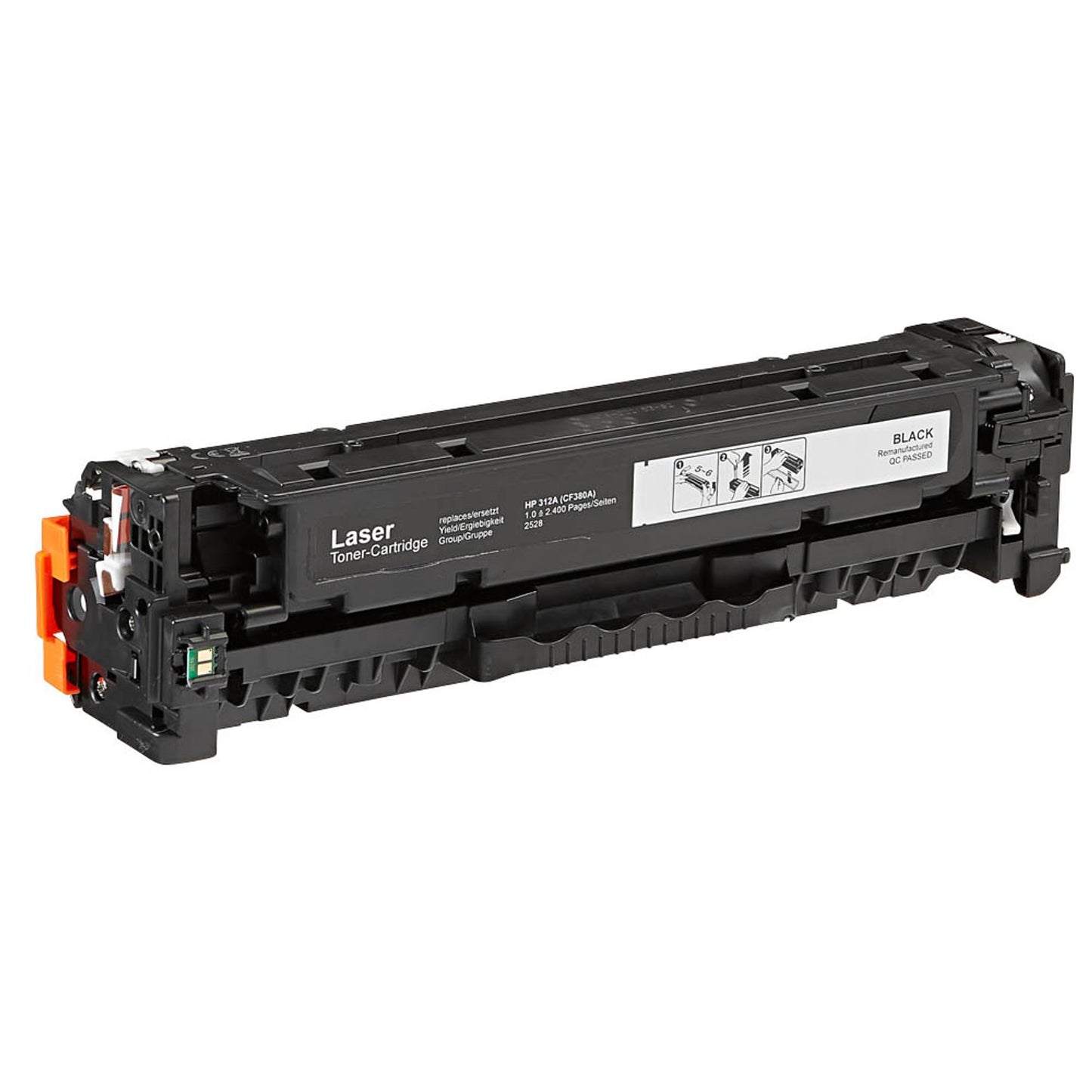 dots gelb Toner kompatibel zu HP 410X (CF412X) | 2538,3009-DOTS
