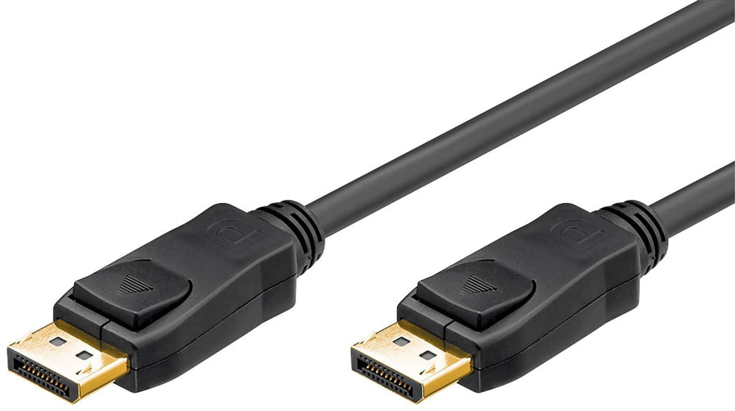 goobay DisplayPort Kabel 1.2 schwarz, 1 St.