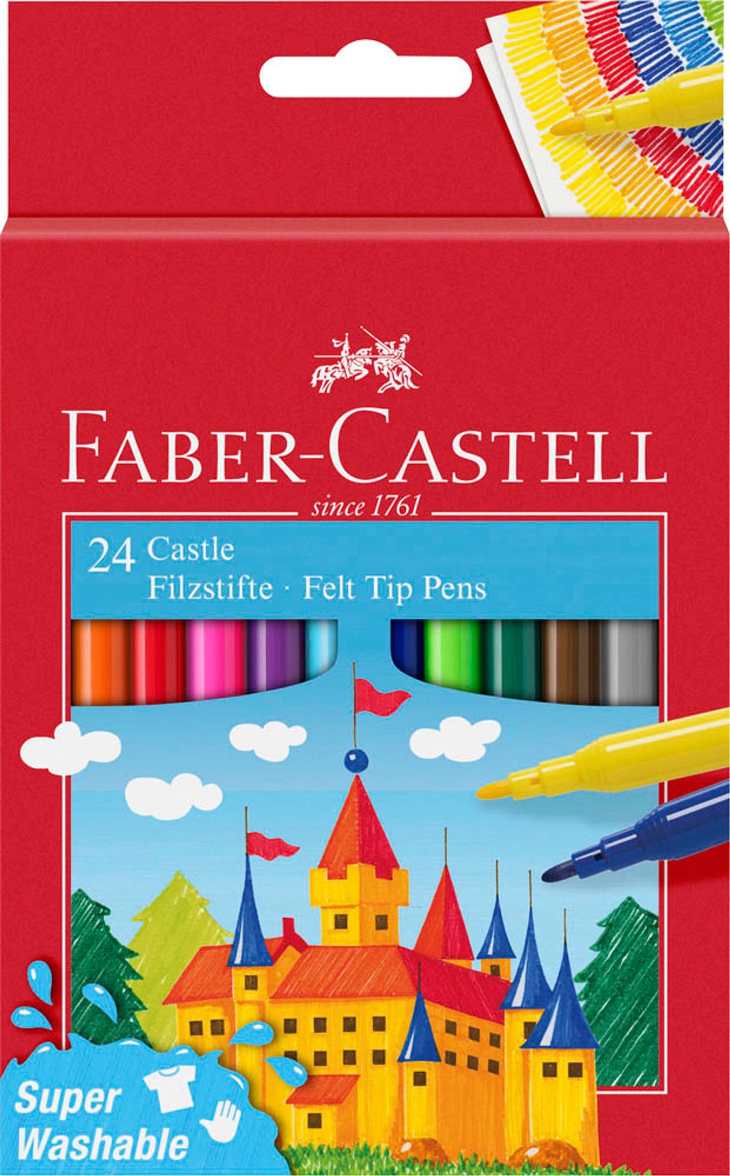 FABER-CASTELL Filzstifte farbsortiert