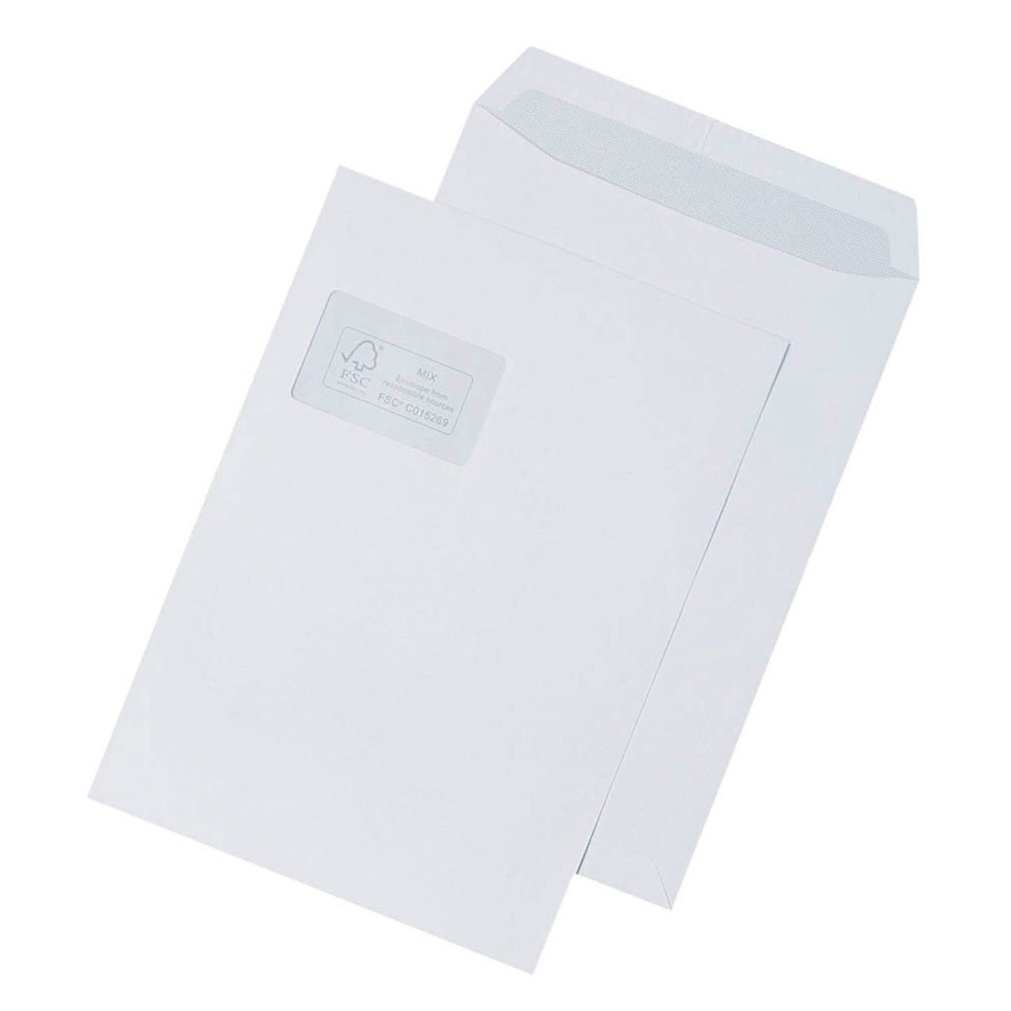 MAILmedia Versandtaschen DIN C4 mit Fenster weiß | 30022375 | 1 Pack = 100 St.