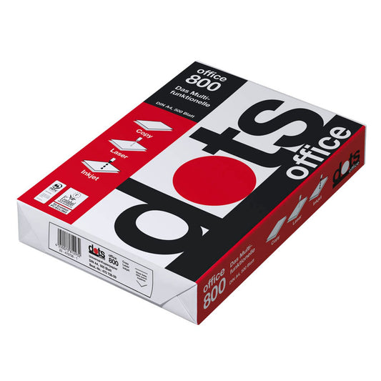 dots Kopierpapier office 800 DIN A4 75 g/qm | DOT0750016 | 1 Pack = 500 Blatt