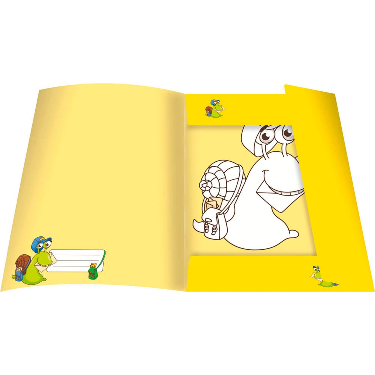 RNK-Verlag Sammelmappe Postmappe DIN A4 gelb | 46330 | 1 Pack = 3 St.