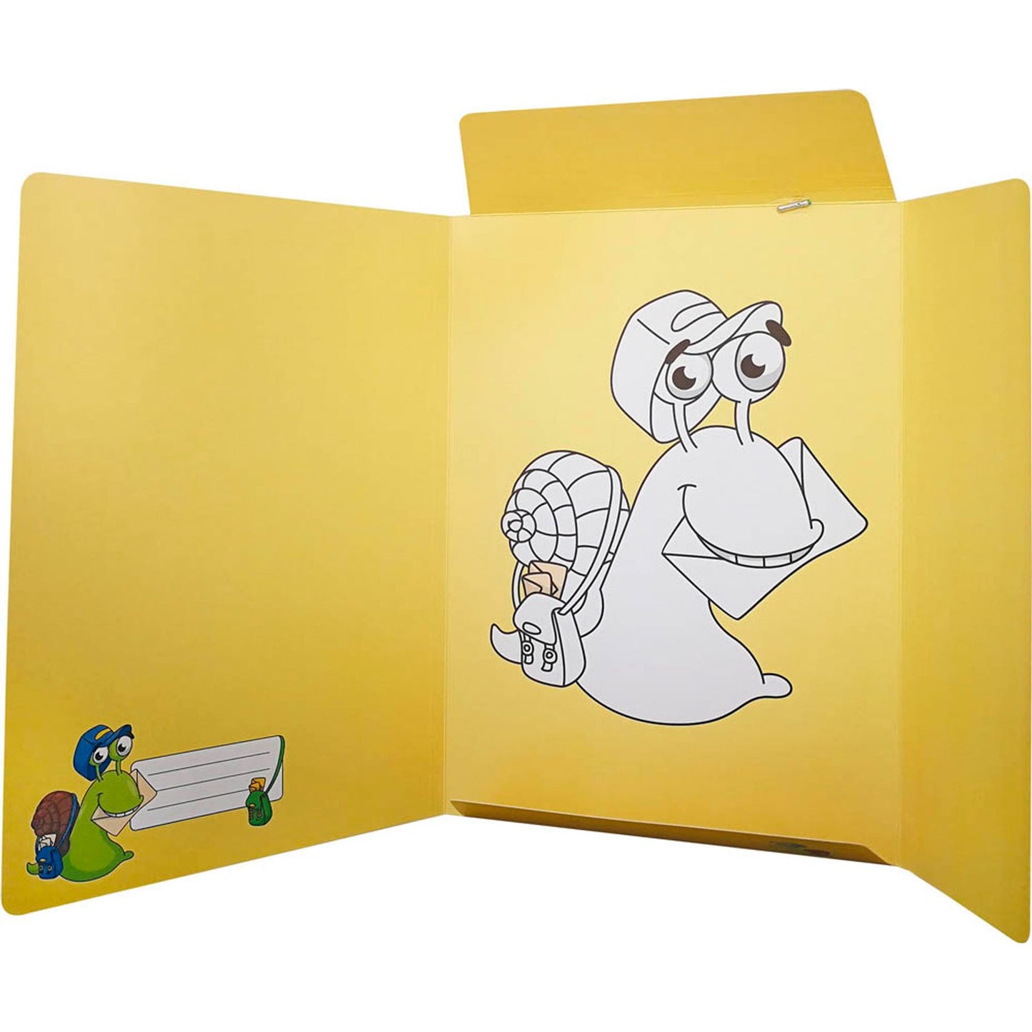 RNK-Verlag Sammelmappe Postmappe DIN A4 gelb | 46330 | 1 Pack = 3 St.