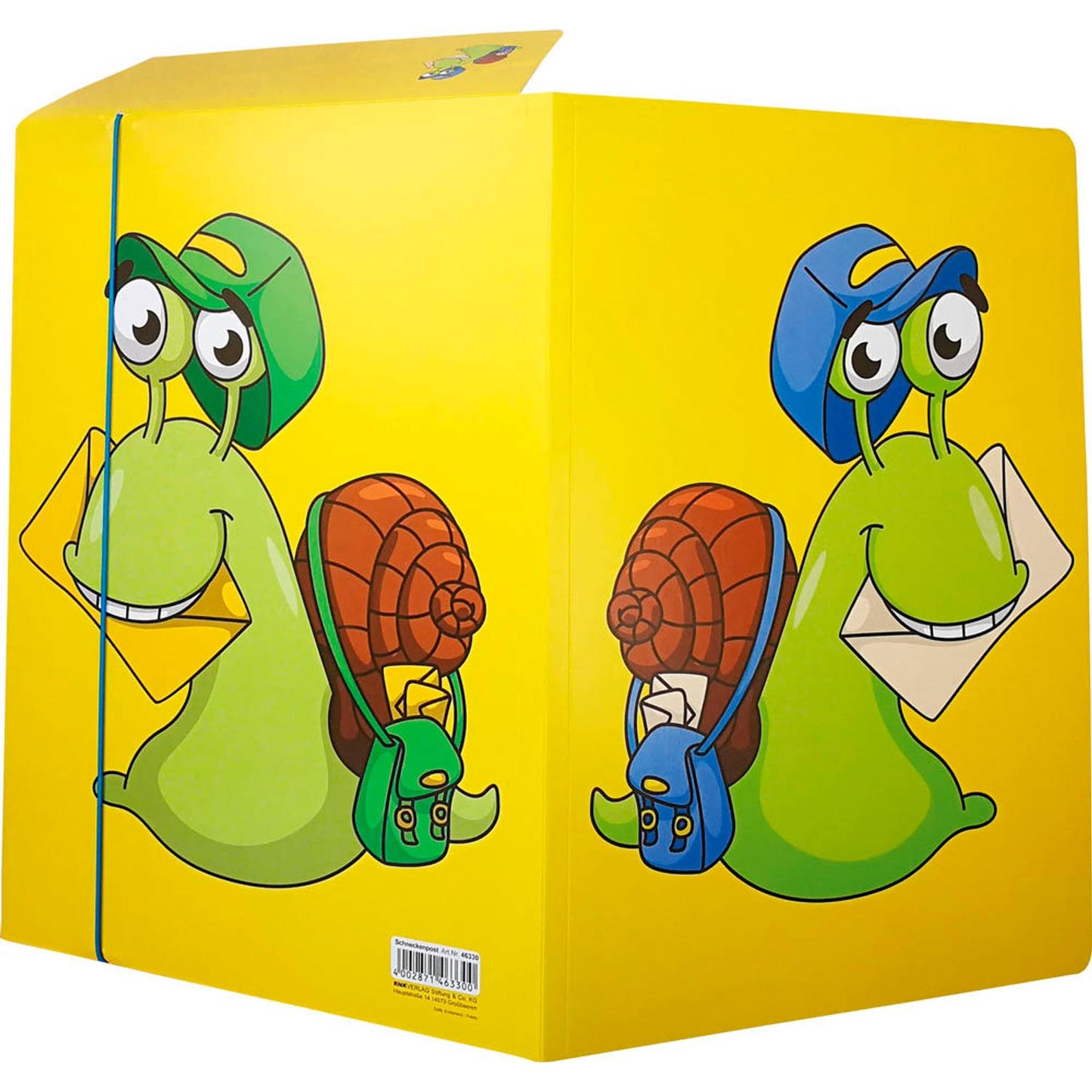 RNK-Verlag Sammelmappe Postmappe DIN A4 gelb | 46330 | 1 Pack = 3 St.
