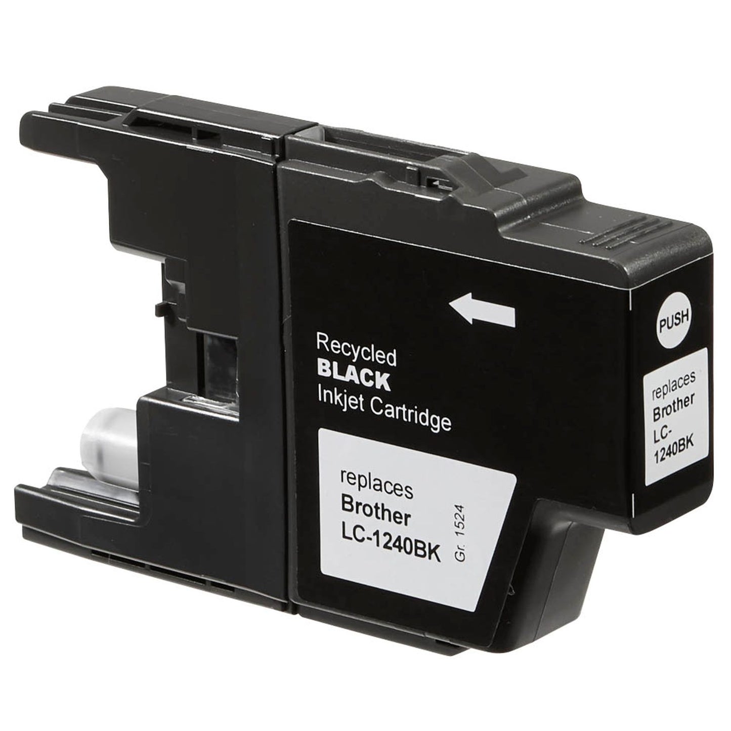 dots schwarz Druckerpatrone kompatibel zu brother LC-1240BK | 1524,4801-DOTS