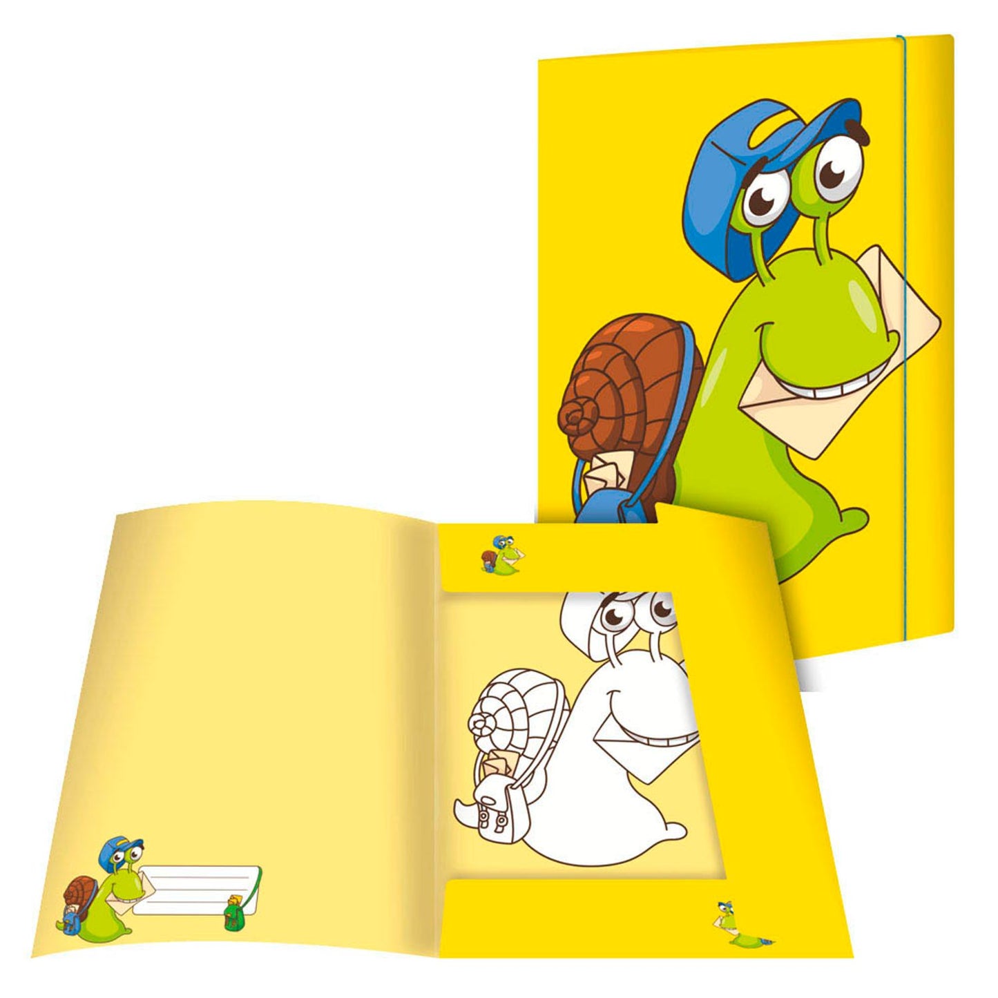 RNK-Verlag Sammelmappe Postmappe DIN A4 gelb | 46330 | 1 Pack = 3 St.
