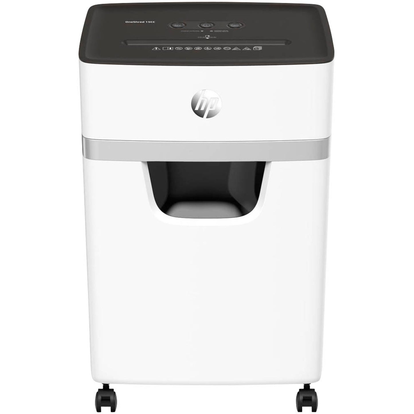 HP OneShred 15CC Aktenvernichter mit Partikelschnitt P-4, 4 x 35 mm, bis , weiß | 2803