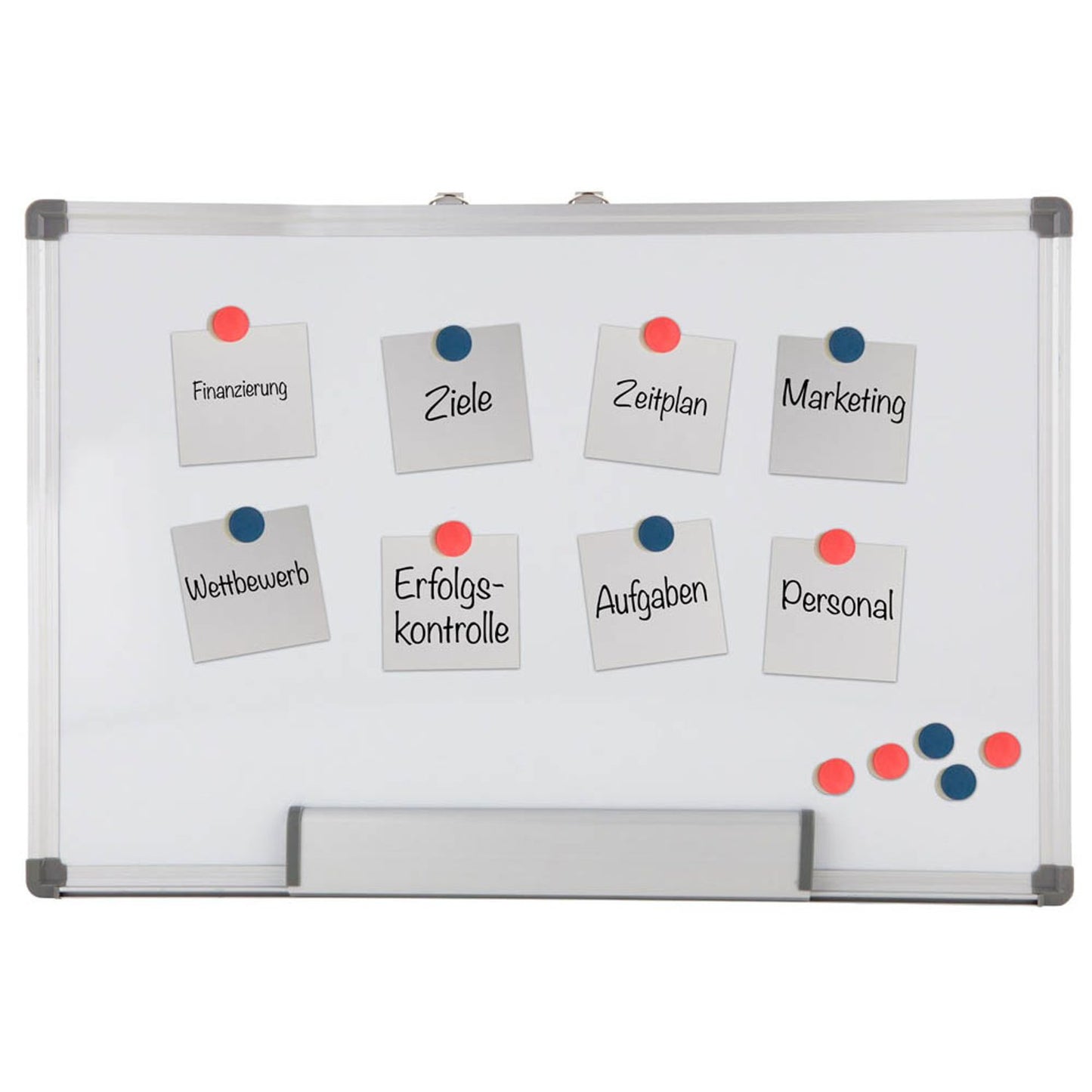 Idena Whiteboard 90,0 x 60,0 cm weiß lackierter Stahl | 60043