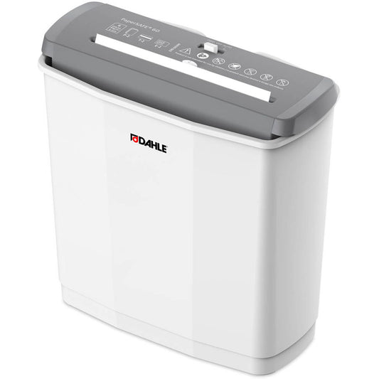 DAHLE PaperSAFE 60 Aktenvernichter mit Streifenschnitt P-2, 6 mm, bis , lichtgrau | 23060-16167
