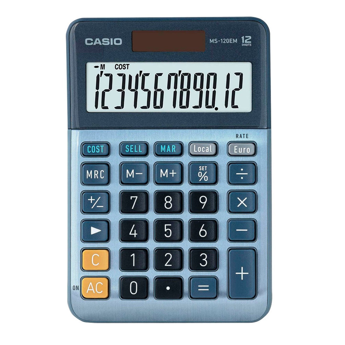 CASIO Tischrechner blau | MS-120EM