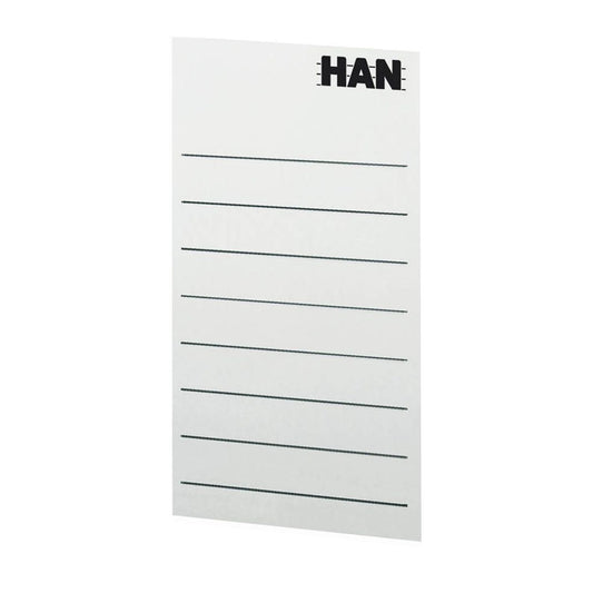 HAN Beschriftungsetiketten weiß | 94100 | 1 Pack = 8 St.