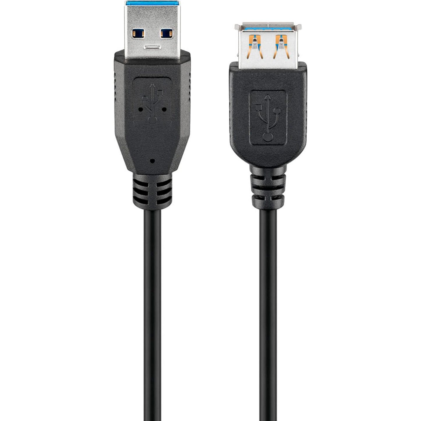 goobay USB 3.0 A Kabel 5,0 m schwarz | 95726