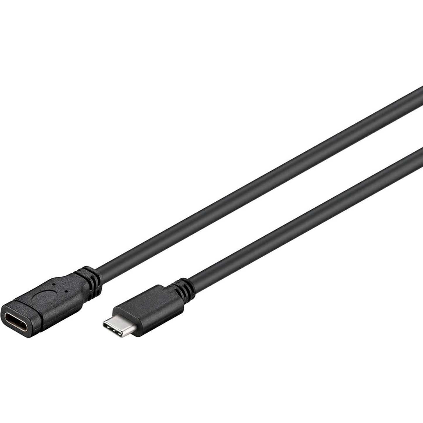 goobay USB 3.1 C Kabel 1,0 m schwarz | 45393