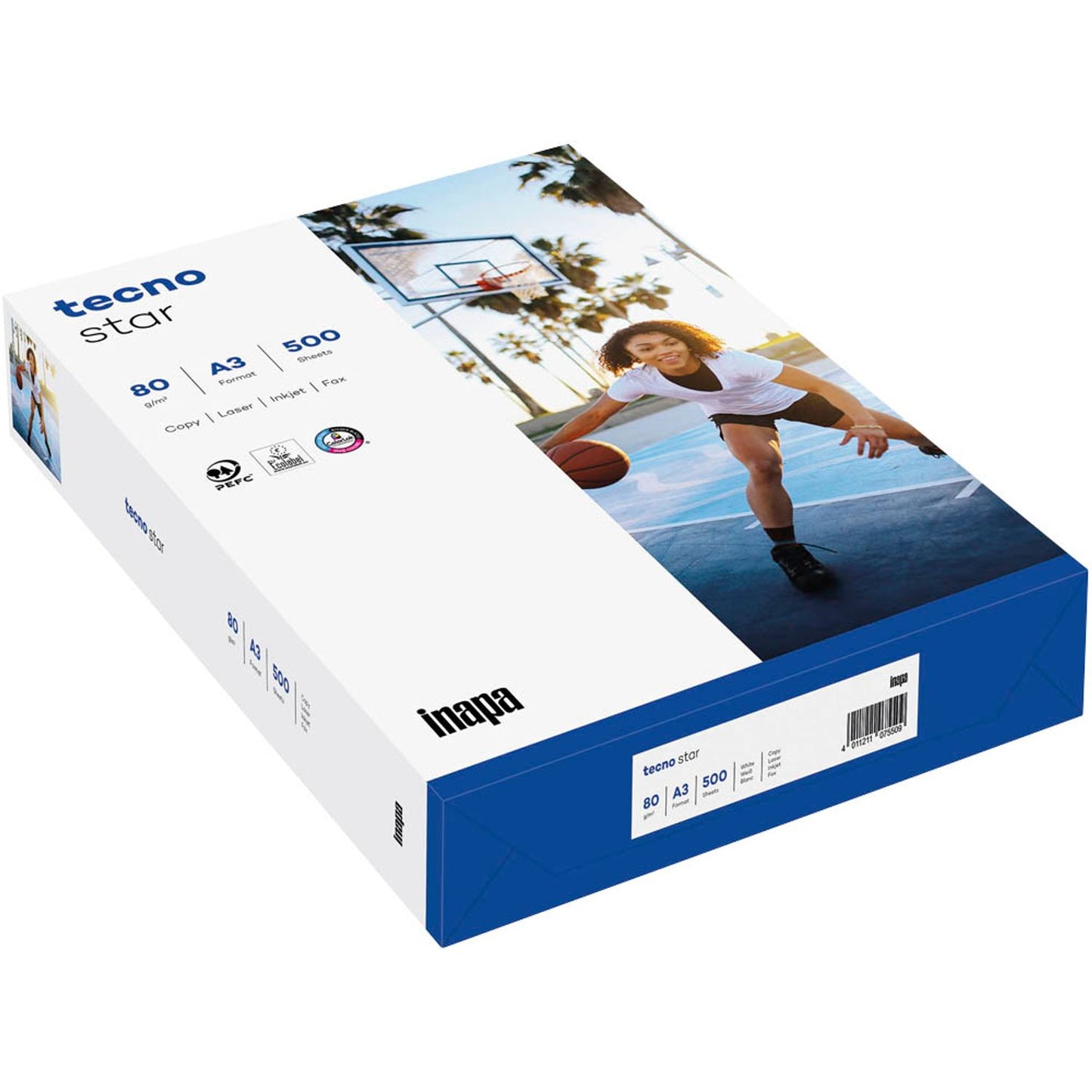 tecno Kopierpapier star DIN A3 80 g/qm | 5271 080 19 00 2 | 1 Pack = 500 Blatt