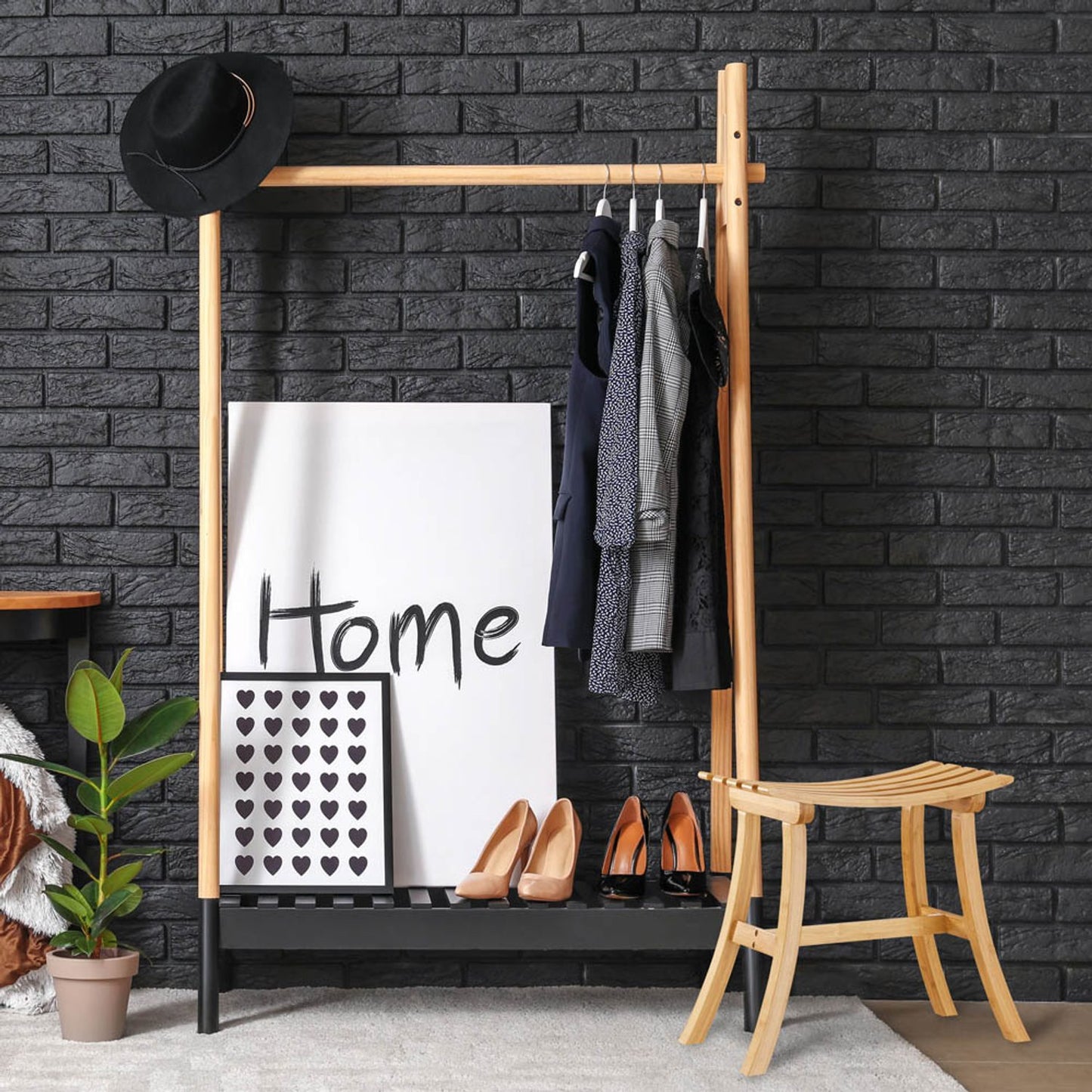 relaxdays Hocker braun | 10022339_0