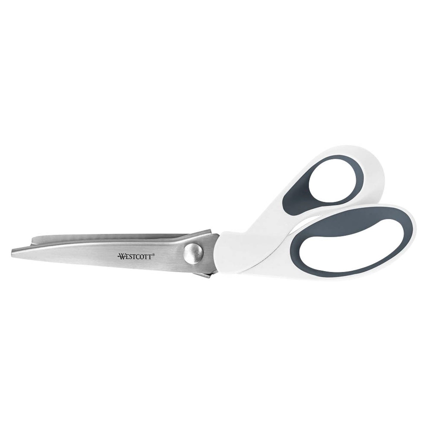 WESTCOTT Konturenschere Softgrip weiß-grau 24,0 cm | 15983-001