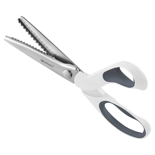 WESTCOTT Konturenschere Softgrip weiß-grau 24,0 cm | 15983-001
