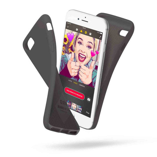sbs Polo Handy-Cover für Apple iPhone 6, iPhone 6s, iPhone 7, iPhone 8, iPhone SE 2. Gen (2020) schwarz | TEPOLOIP7K
