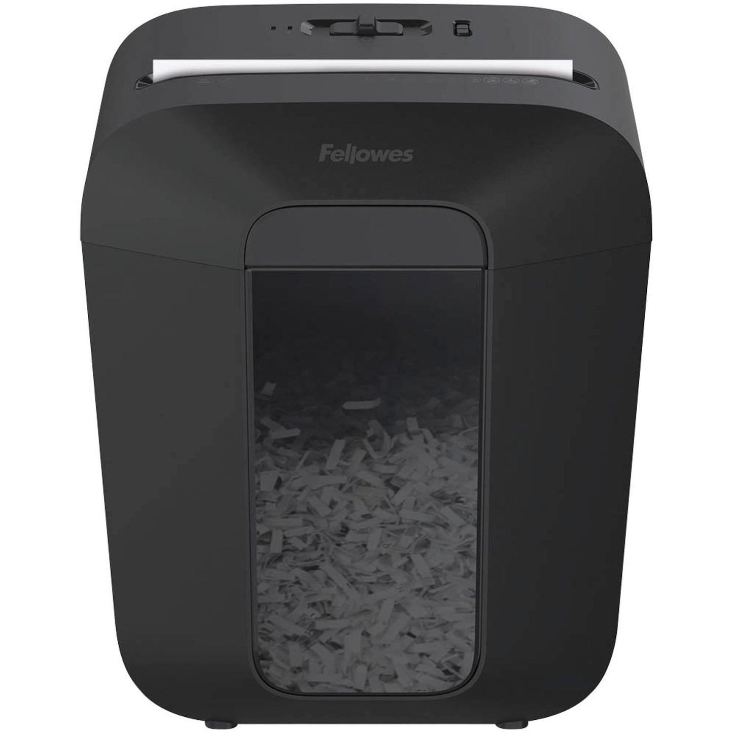 Fellowes Powershred LX45 Aktenvernichter mit Partikelschnitt P-4, 4 x 37 mm, bis , schwarz | 4400501