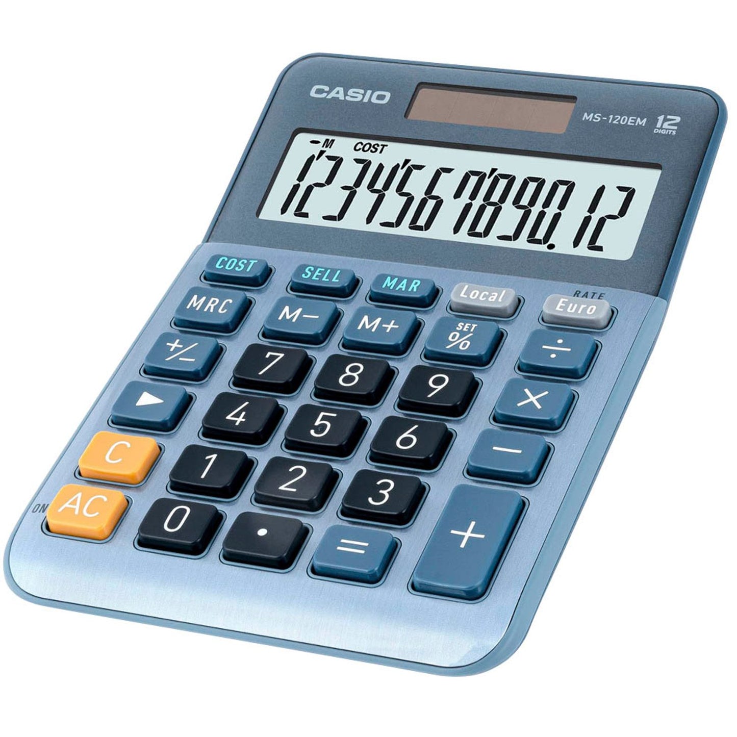 CASIO Tischrechner blau | MS-120EM