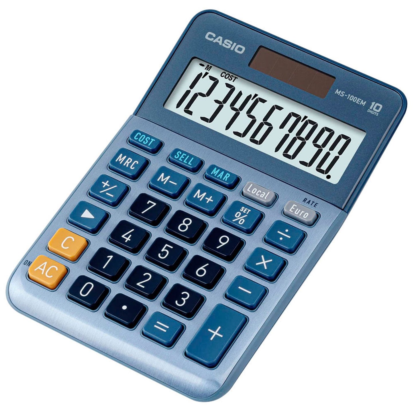 CASIO Tischrechner blau | MS-100EM