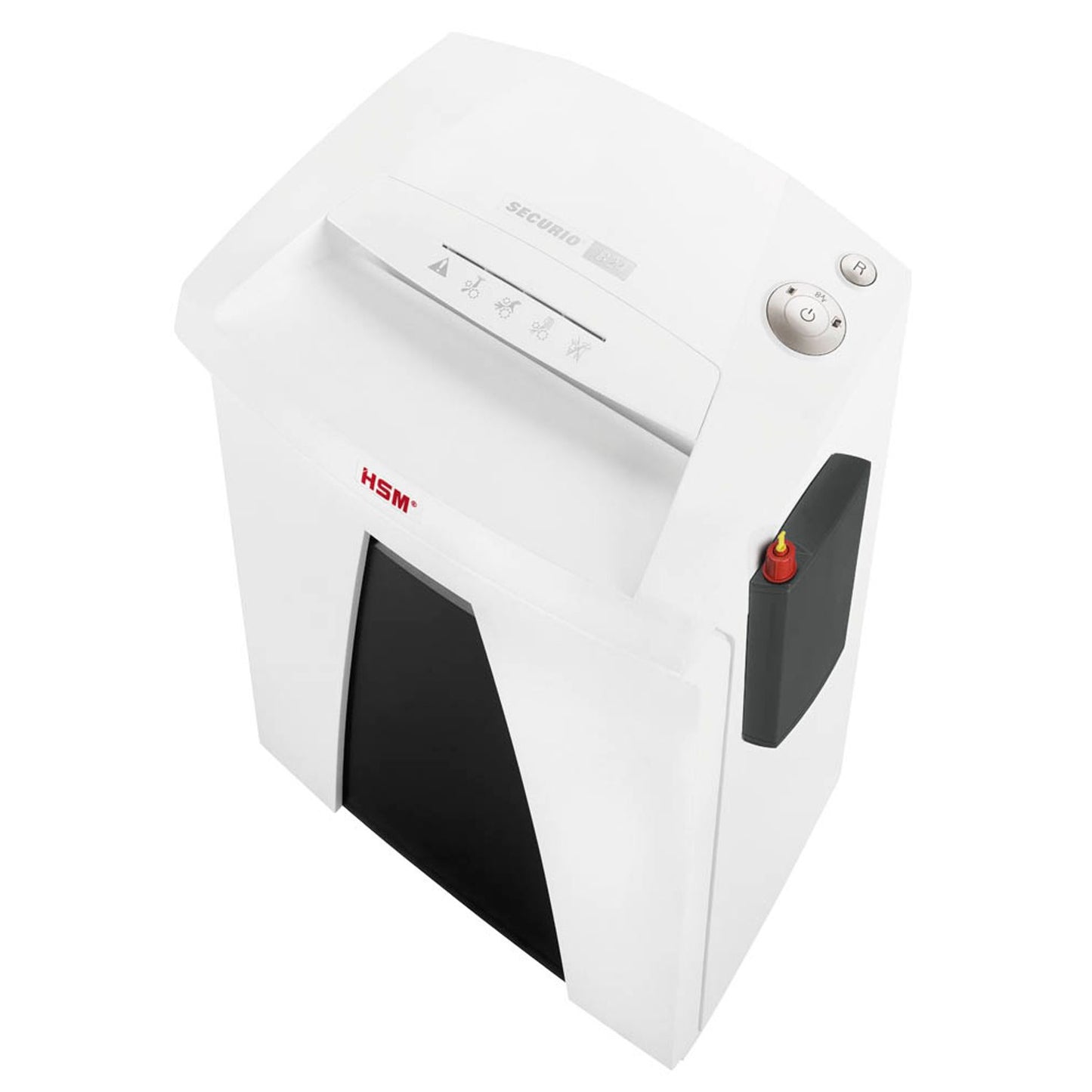 HSM SECURIO B24 - externer autom. Öler Aktenvernichter mit Partikelschnitt P-4, 4,5 x 30 mm, bis , weiß | 1783111O