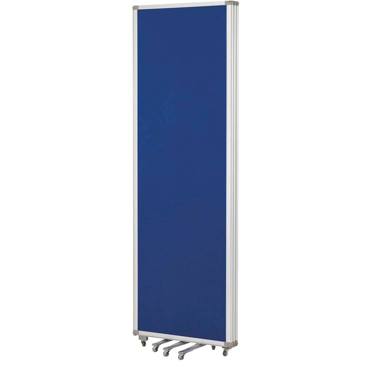 magnetoplan Trennwand , blau 181,0 x 180,0 cm mit Rollen | 1105303
