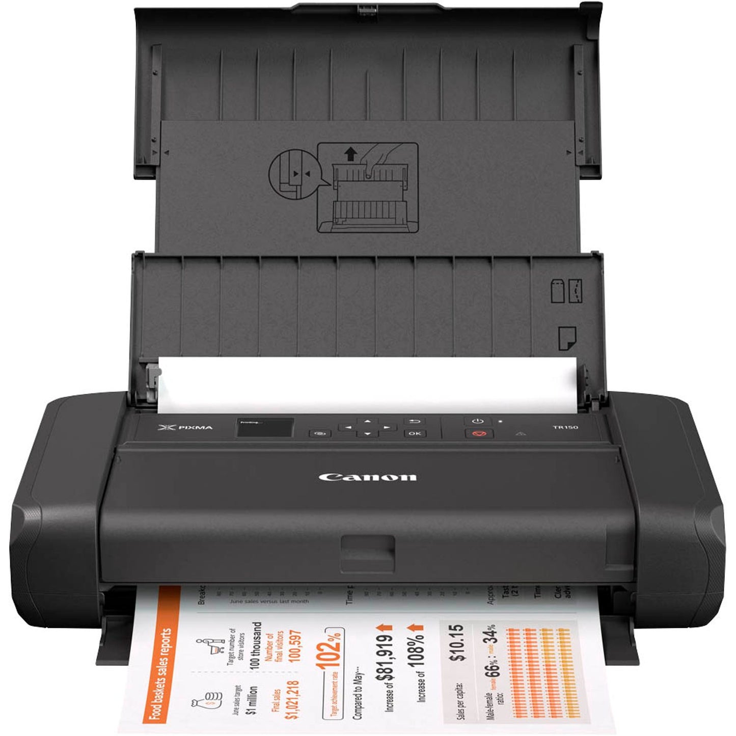 Canon PIXMA TR150 Tintenstrahldrucker schwarz | 4167C006