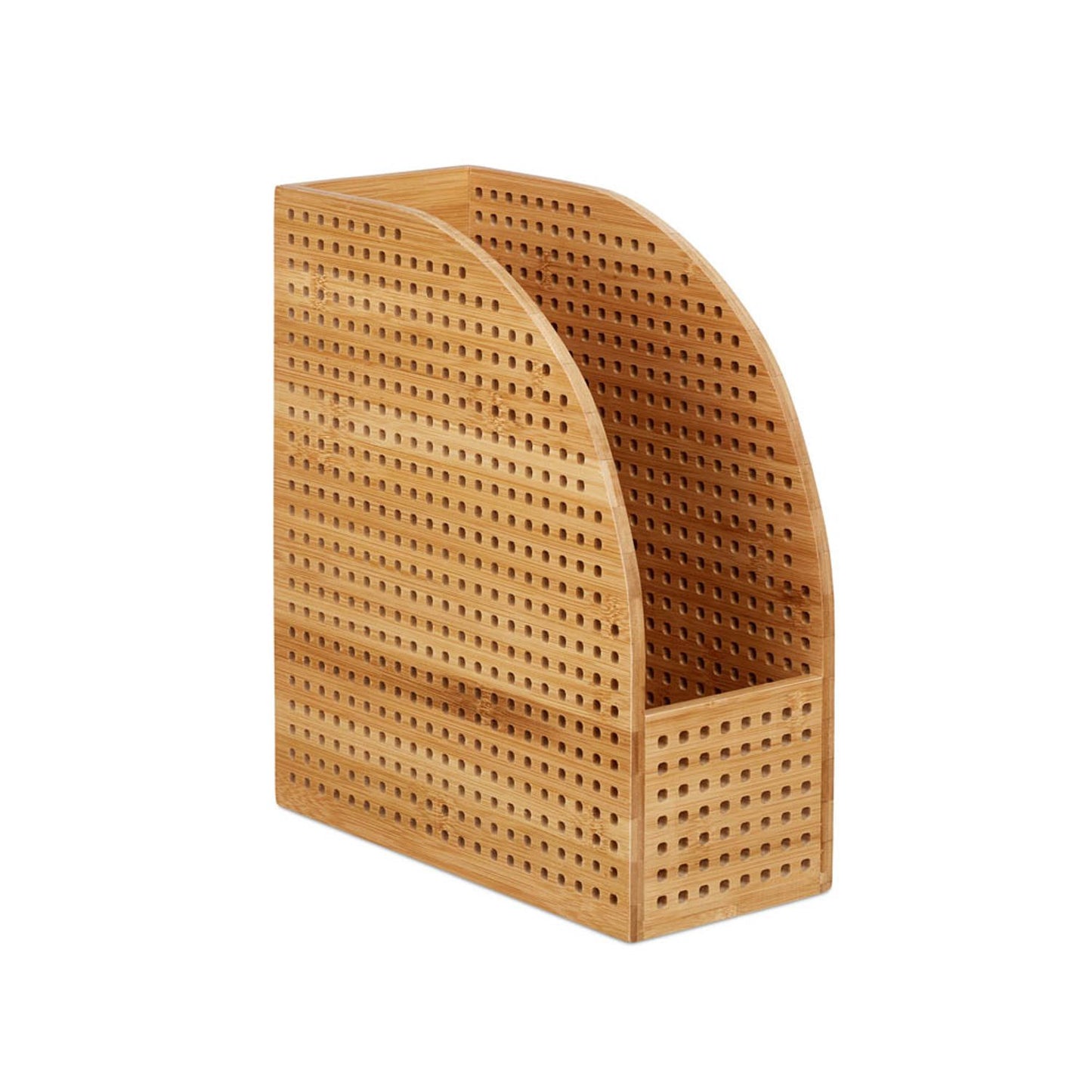 relaxdays Stehsammler braun Bambus, DIN A4 | 10024221_0