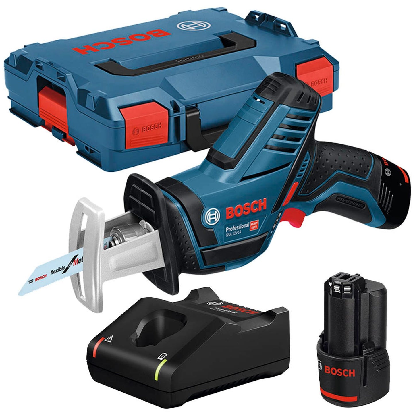 BOSCH Professional GSA 12V-14 Akku-Säbelsäge 12,0 V, Akku