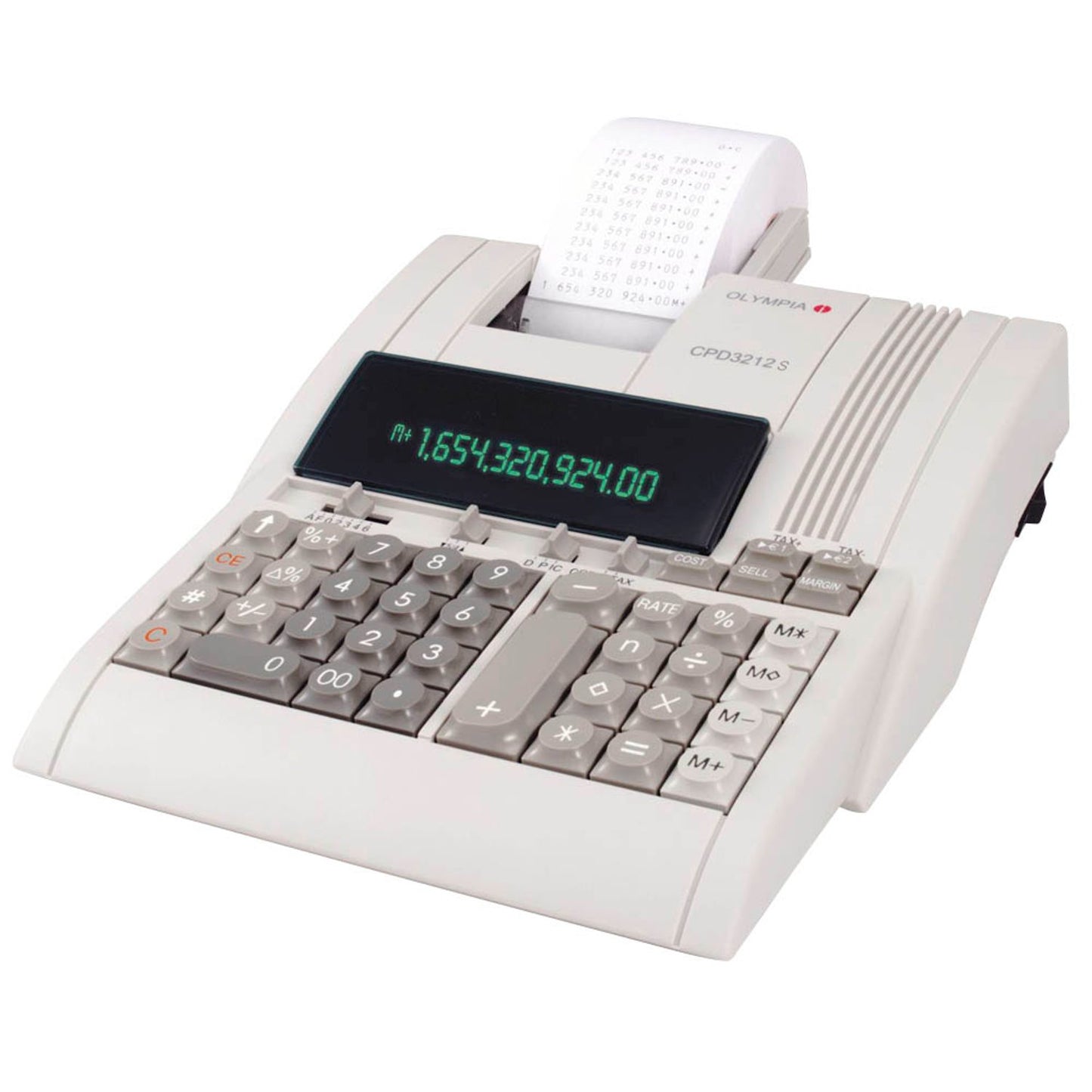 OLYMPIA CPD 3212S Tischrechner druckend lichtgrau | 946776002