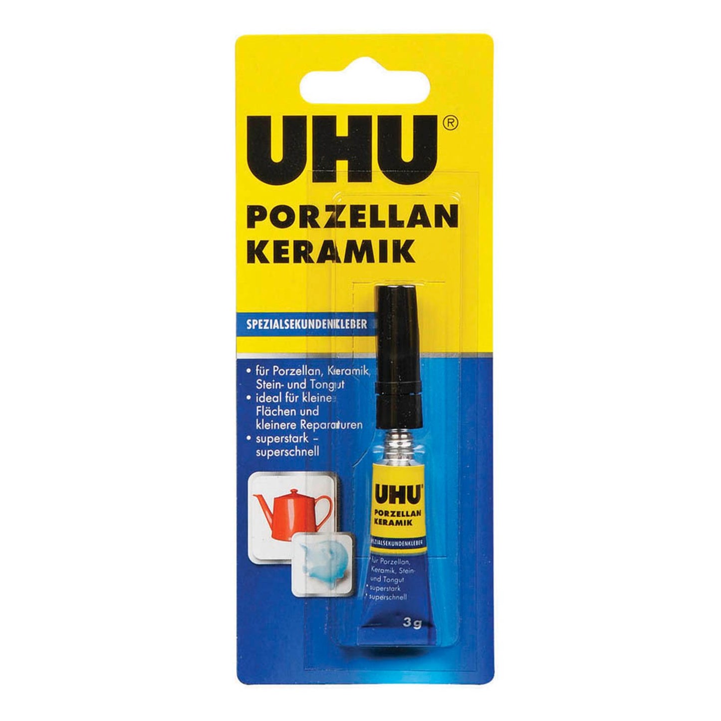 UHU Porzellan Keramik Spezialkleber 3 g | 47695
