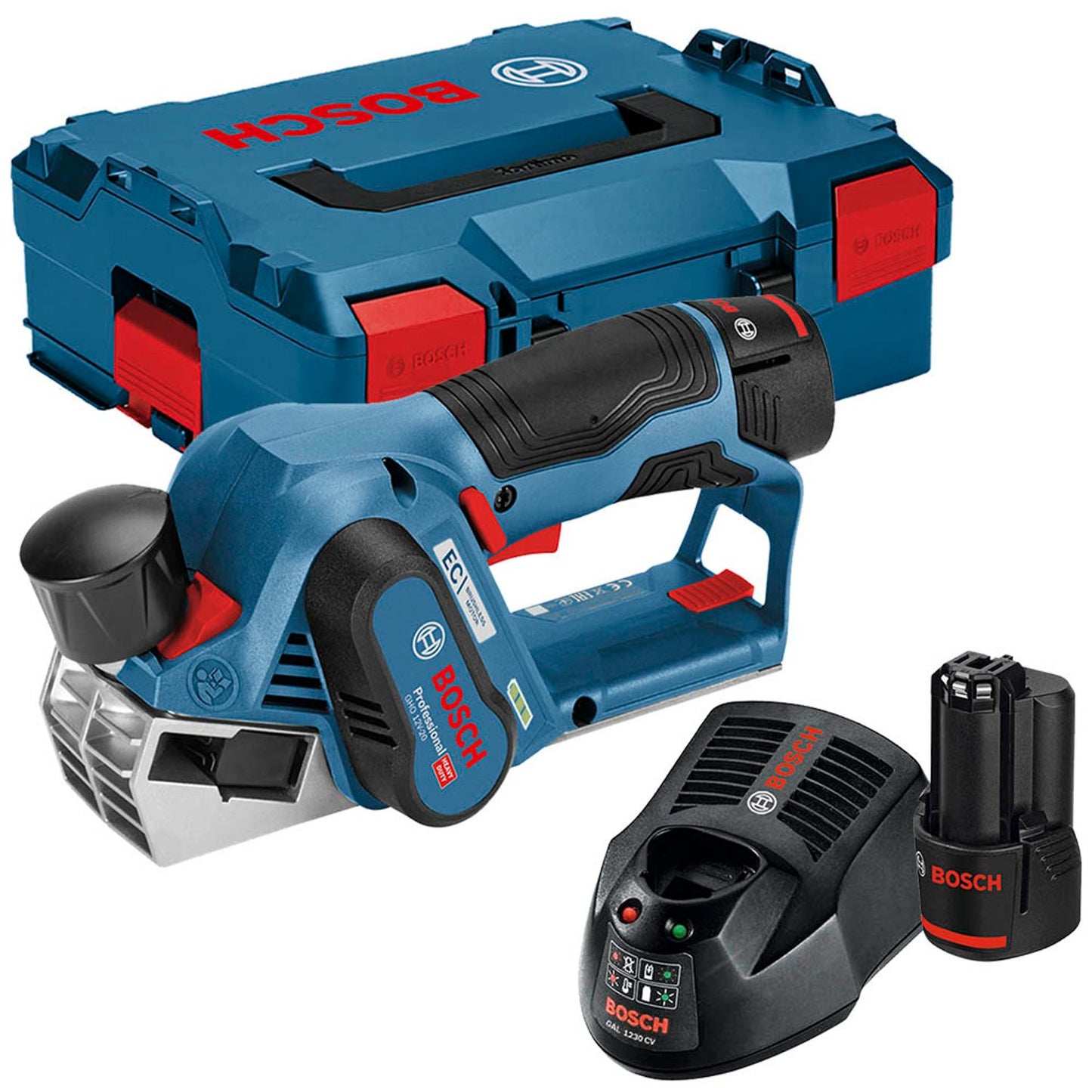 BOSCH Professional GHO 12V-20 Akku-Hobel 12,0 V