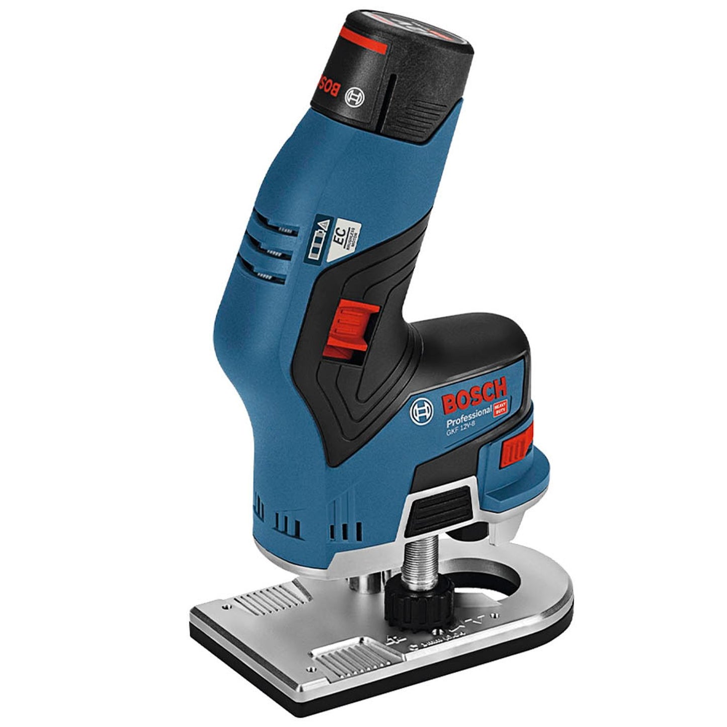 BOSCH Professional GKF 12V-8 Akku-Kantenfräse 12,0 V, mit 2 Akkus | 06016B0000