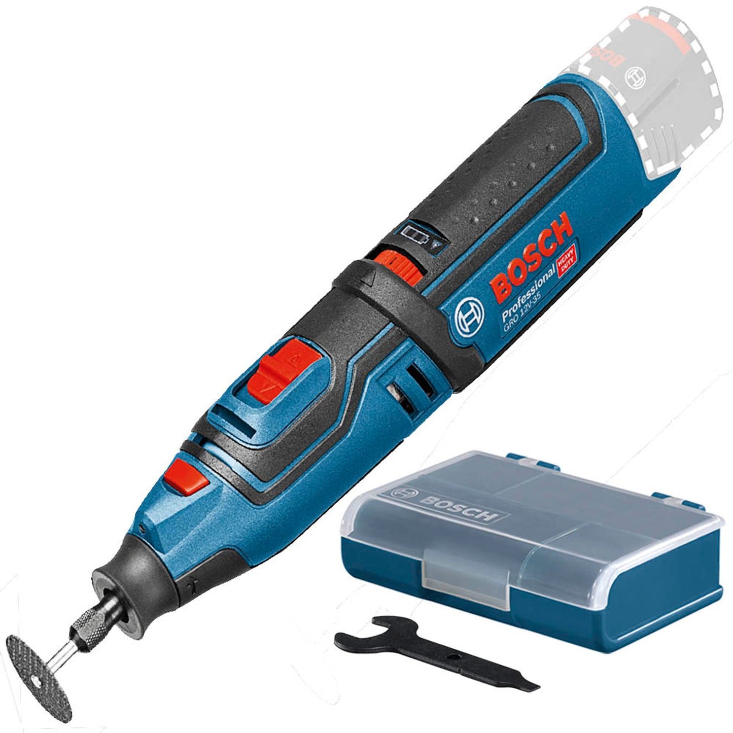 BOSCH Professional GRO 12V-35 Akku-Rotationsschneider 12,0 V