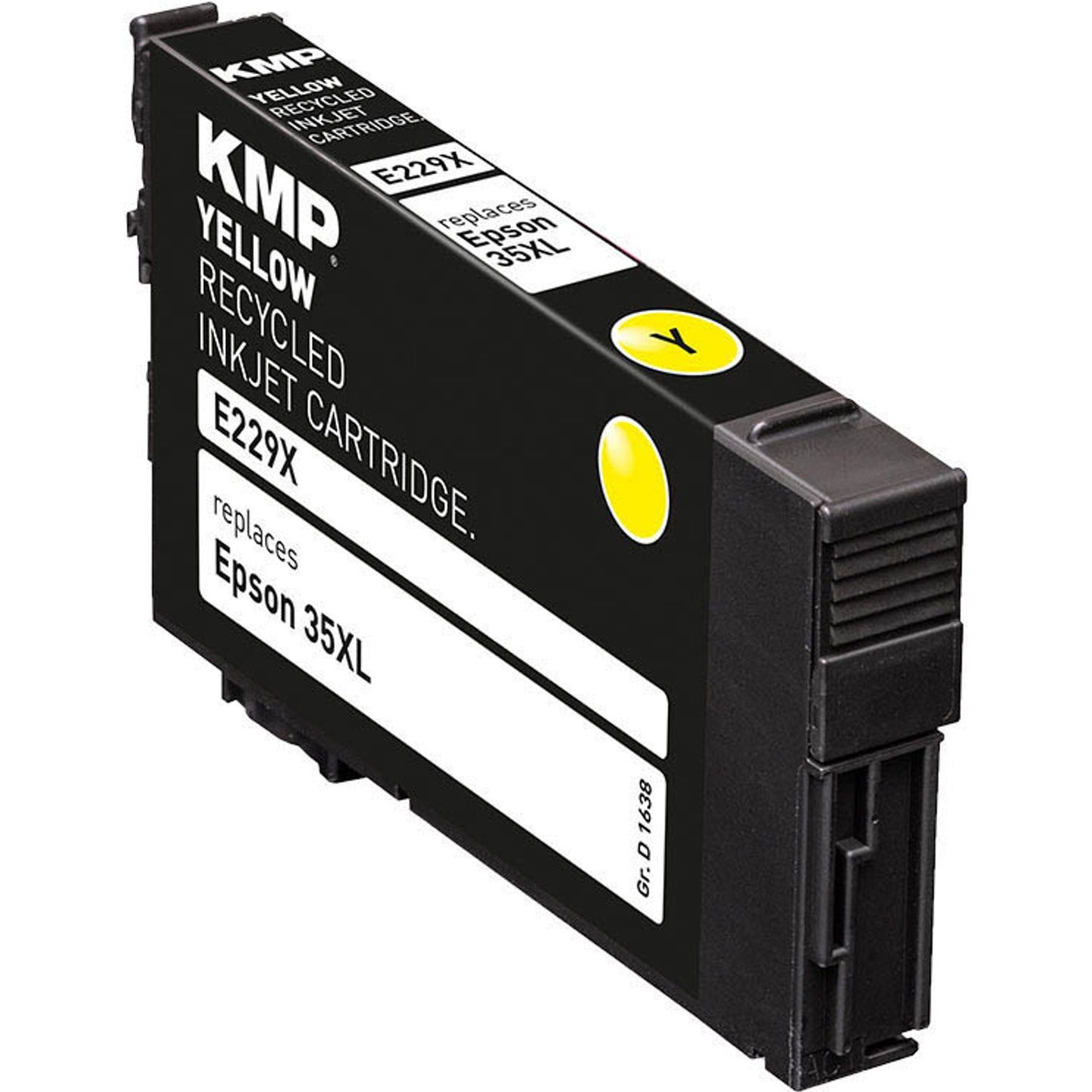 KMP E229X gelb Druckerpatrone kompatibel zu EPSON 35XL / T3594XL | 1638,4009