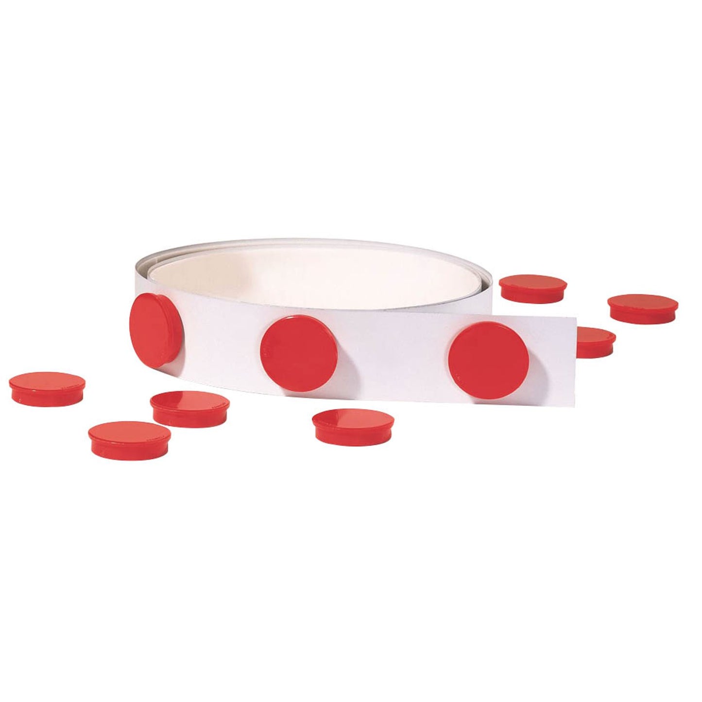 FRANKEN Magnetleiste weiß 5,0 x 100,0 cm | ST1355 | 1 Pack = 10 St.