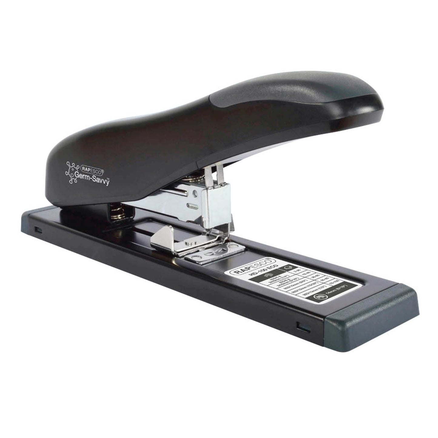 RAPESCO® Heftgerät Germ-Savvy ECO HD-100 schwarz | 1276