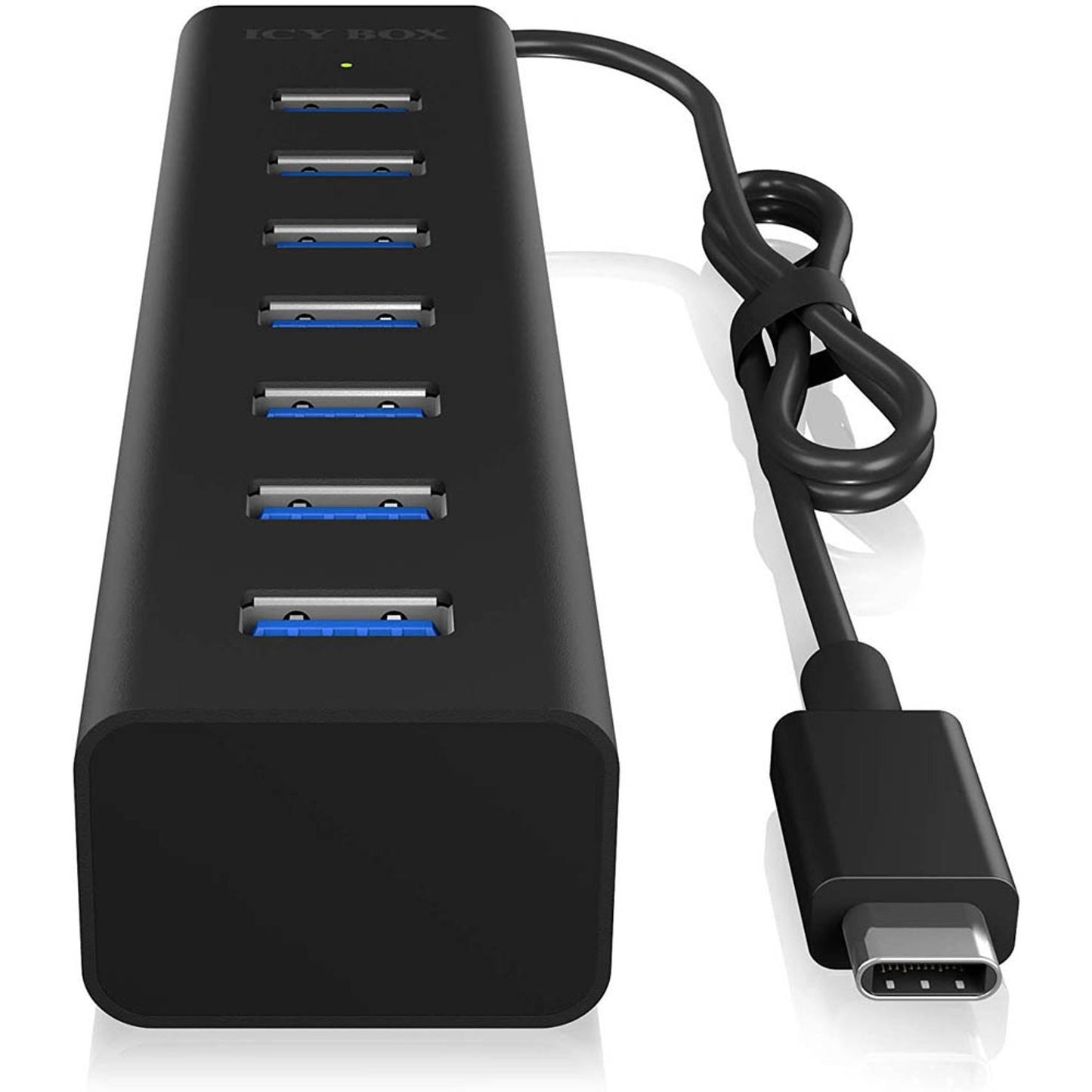 RaidSonic ICY BOX® USB-Hub 7-fach schwarz | IB-HUB1700-C3