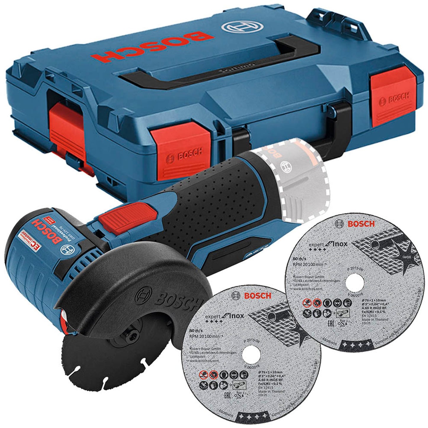BOSCH Professional GWS 12V-76 Akku-Winkelschleifer 12,0 V