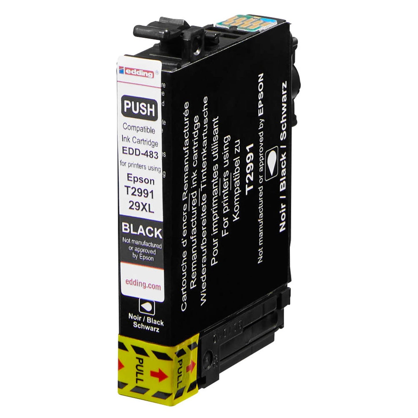 edding EDD-483 schwarz Druckerpatrone kompatibel zu EPSON 29XL / T2991XL | 18-483/18-483-01