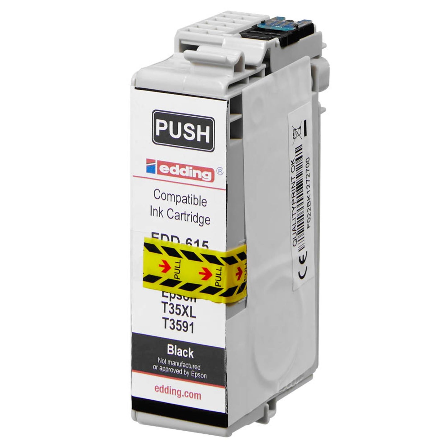 edding EDD-615 schwarz Druckerpatrone kompatibel zu EPSON 35XL / T3591XL | 18-615/18-615-01