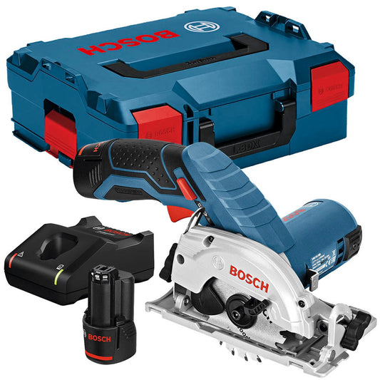BOSCH Professional GKS 12V-26 Akku-Handkreissäge-Set 12,0 V, mit 2 Akkus | 06016A1005