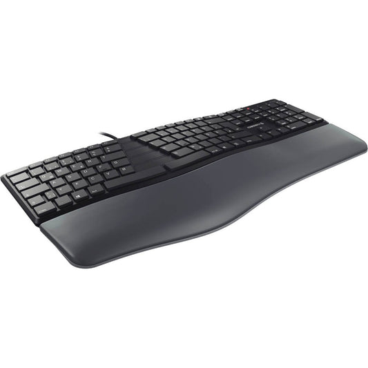 CHERRY KC 4500 ERGO ergonomische Tastatur kabelgebunden schwarz | JK-4500DE-2