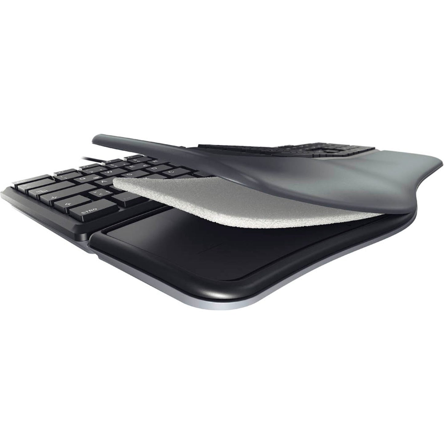 CHERRY KC 4500 ERGO ergonomische Tastatur kabelgebunden schwarz | JK-4500DE-2