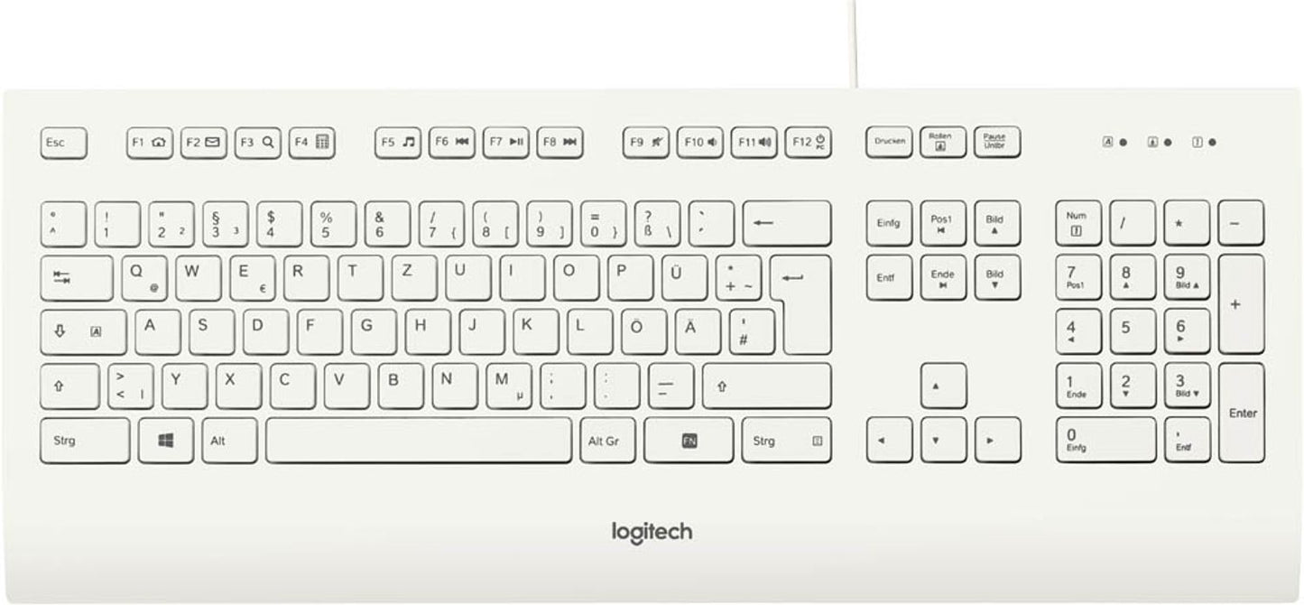 Logitech Corded Keyboard K280e Tastatur kabelgebunden