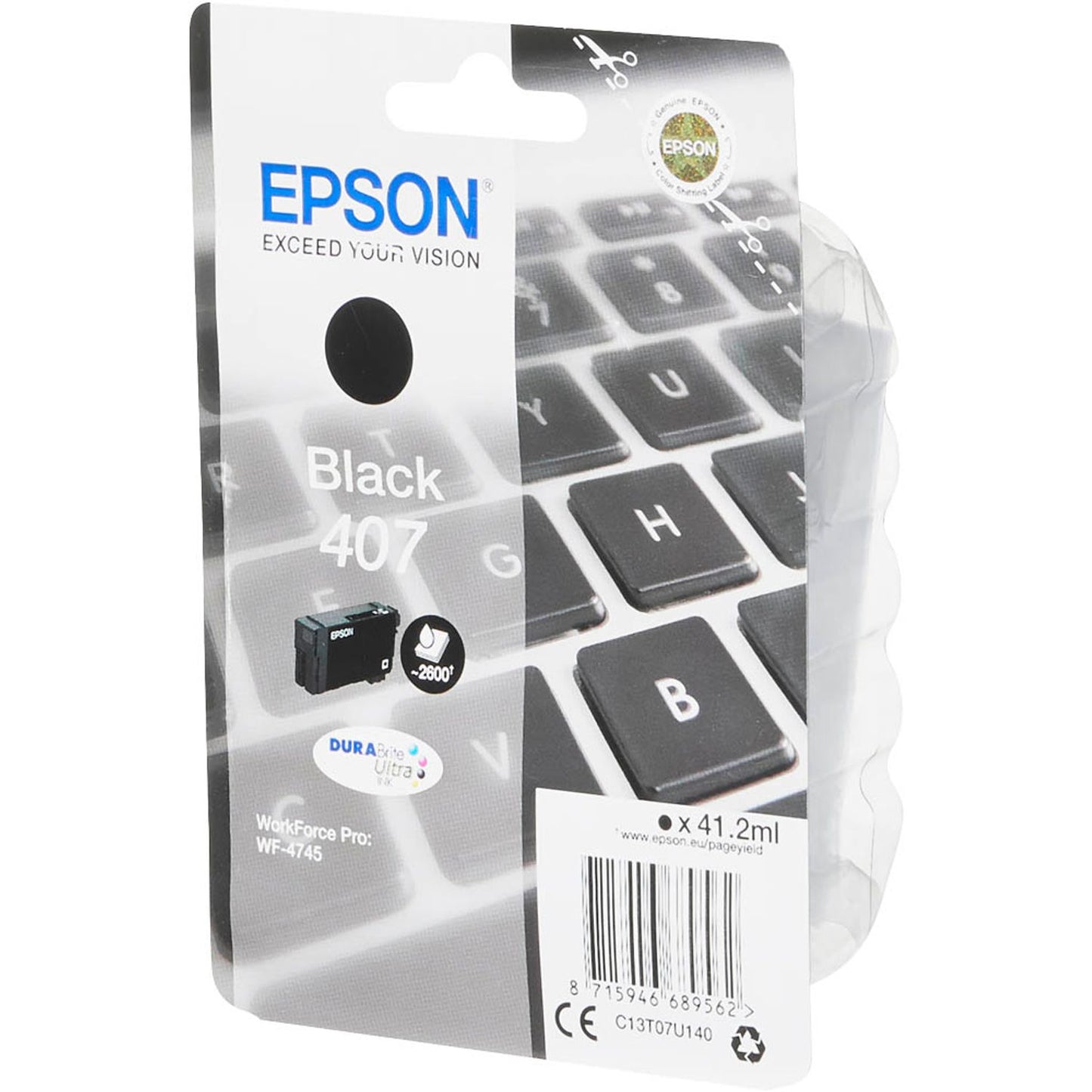 EPSON 407 / T07U1 schwarz Druckerpatrone | C13T07U140